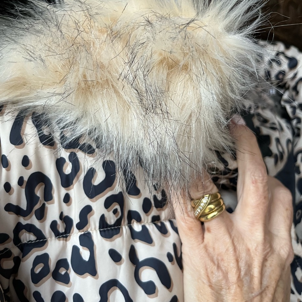 leopard puffer jacket - Picture 5 of 5